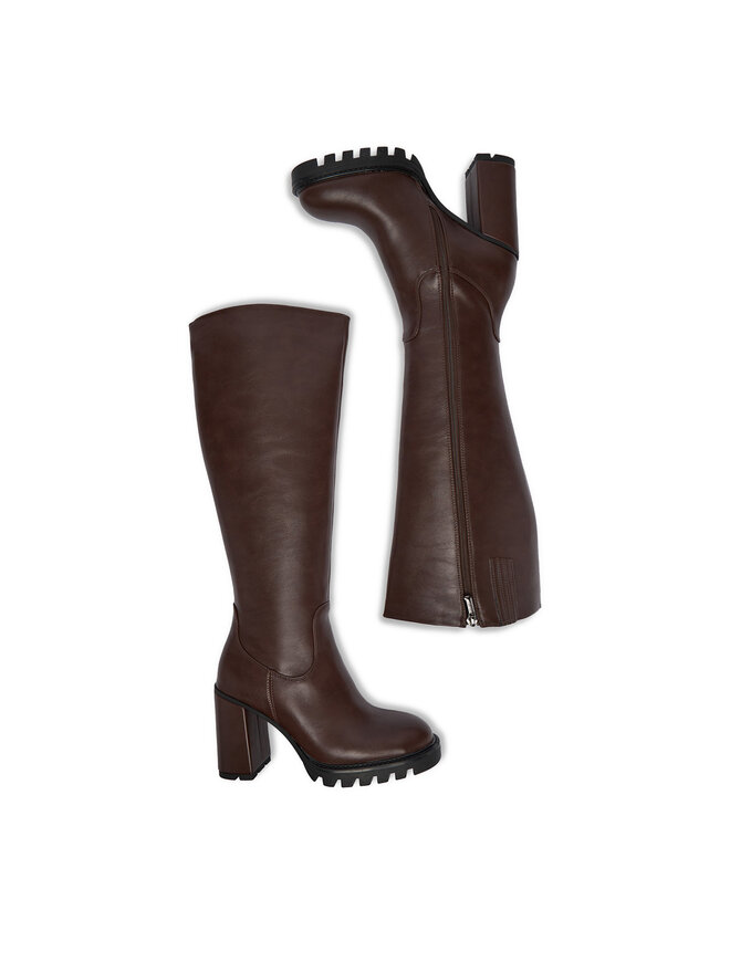 Nine West Stiefel Nine West CEO-HALA-01 Braun