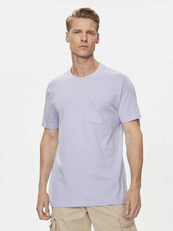 Gap Gap Majica 857901-03 Vijolična Regular Fit