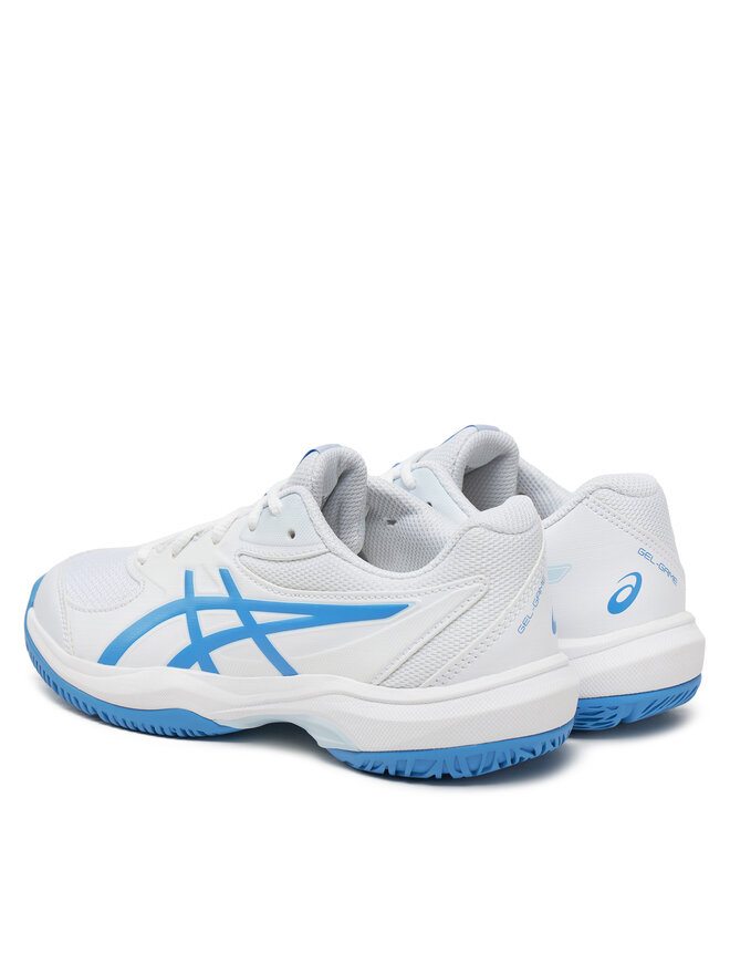 Asics Čevlji za tenis Asics Gel-Game Gs 1044A083 Bela