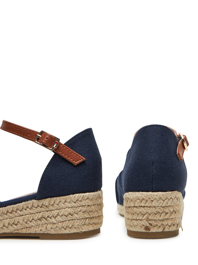 Tommy Hilfiger Espadryle Tommy Hilfiger T3A7-33801-0048 S Granatowy