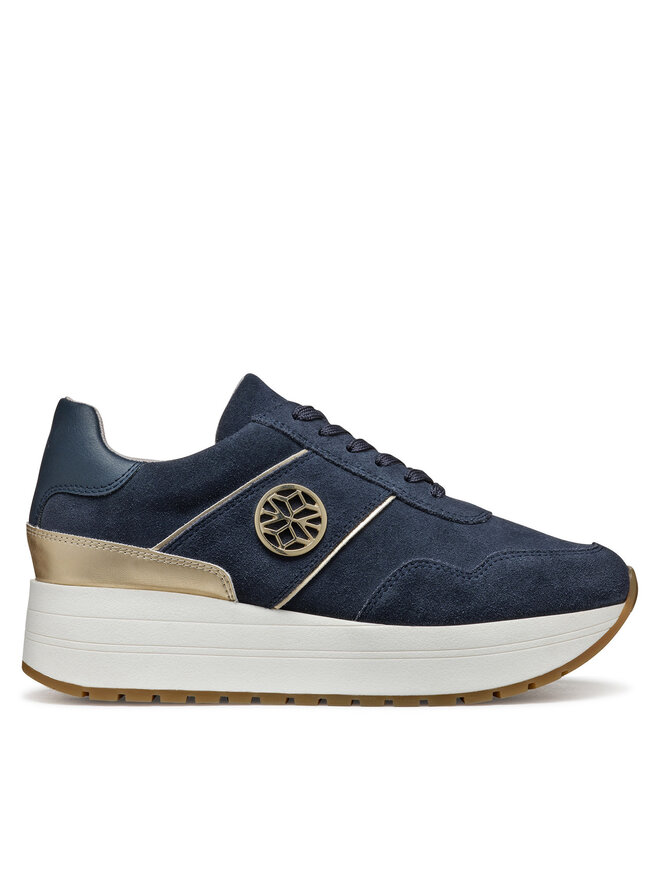 Geox Sneakersy Geox D New Kency D55MZA 022BN CF42L Tmavomodrá
