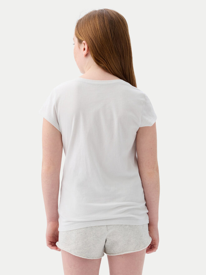 Gap Gap Camiseta 885666 Écru Regular Fit