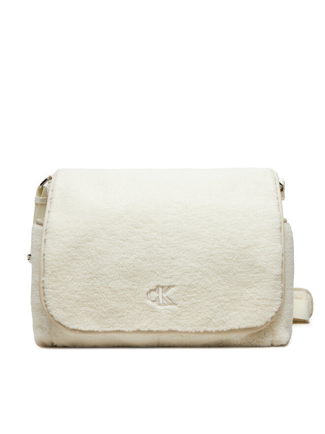 Calvin Klein Jeans Torba za prematanje beba Calvin Klein Jeans Teddy Messenger IU0IU00660 Écru