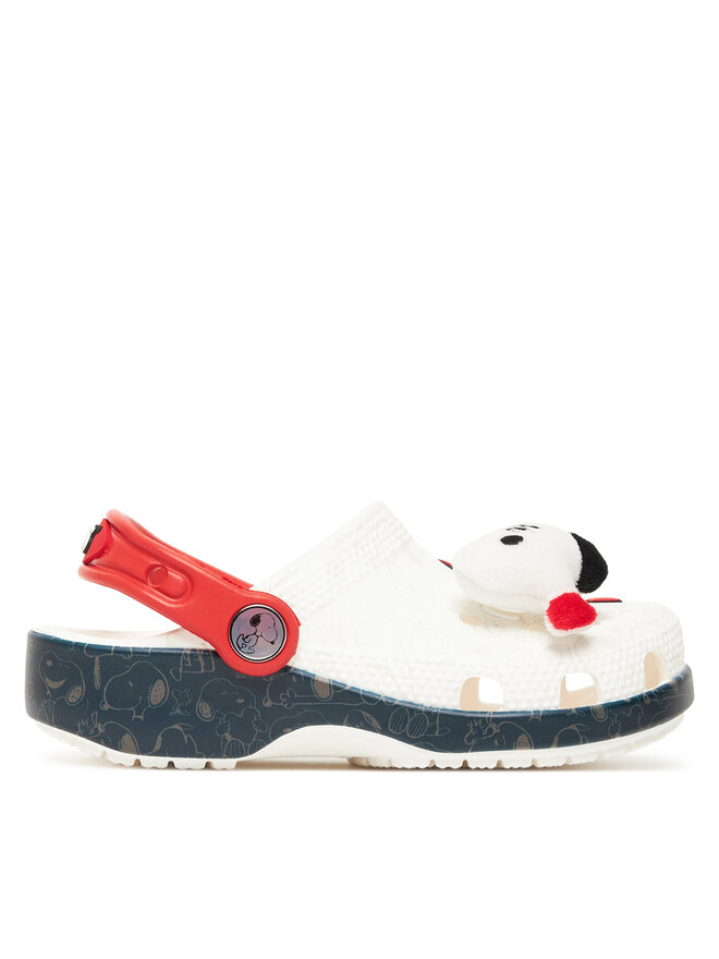 Crocs Чехли Crocs Classic Peanuts 21112 Бял