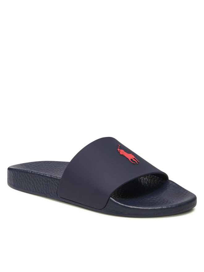 Polo Ralph Lauren Pantoletten Polo Ralph Lauren Polo Slide 809852071002 Dunkelblau