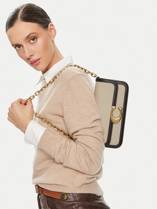 Сумка Coach Idol Bag 23 CR672 B4WRL Бежевий | evzuttya.com.ua