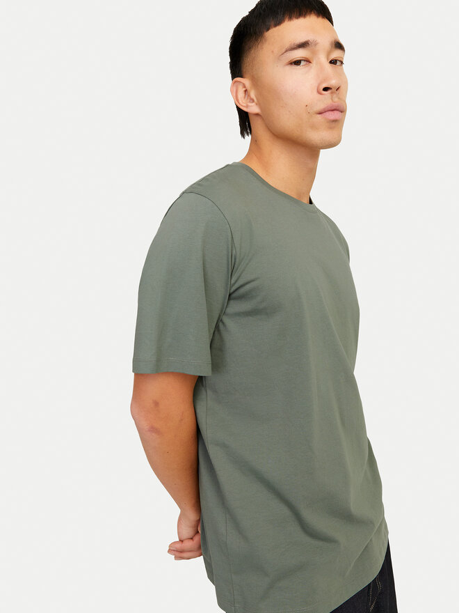 Jack&Jones Jack&Jones Póló Organic Basic 12156101 Zöld Standard Fit