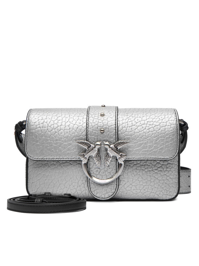 PINKO Сумка PINKO Love One Mini Slouchy Fl AI 25-26 PLTT 104340 A2JT Срібний