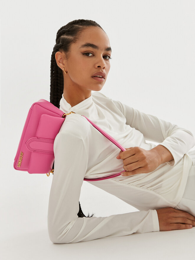 JACQUEMUS Geantă JACQUEMUS Le Petit Bambimou 233BA335-3073 Roz