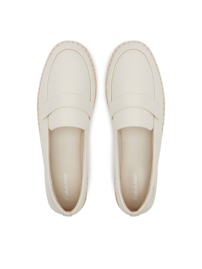 Calvin Klein Espadryle Calvin Klein Espadrille W/Ck Hw - Lth HW0HW02390 Écru