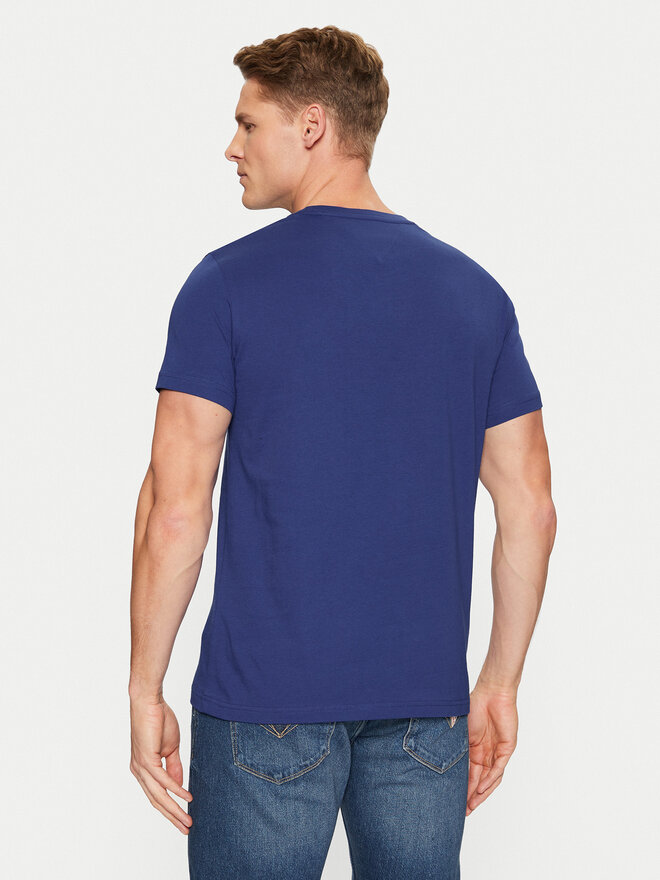 Tommy Hilfiger Tommy Hilfiger Póló Tommy Logo MW0MW11797 Sötétkék Regular Fit