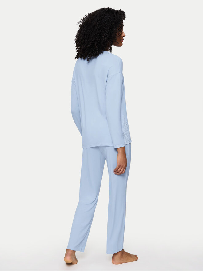 Triumph Triumph Pyjama Timeless Sensuality 10221061 Himmelblau Regular Fit