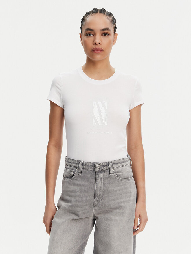 Armani Exchange Armani Exchange Camiseta XW000511 AF11929 U0002 Blanco Slim Fit