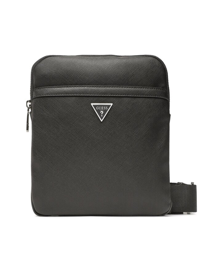 Guess Плоска сумка Guess Certosa Saffiano Smart HMECSA P3123 Чорний