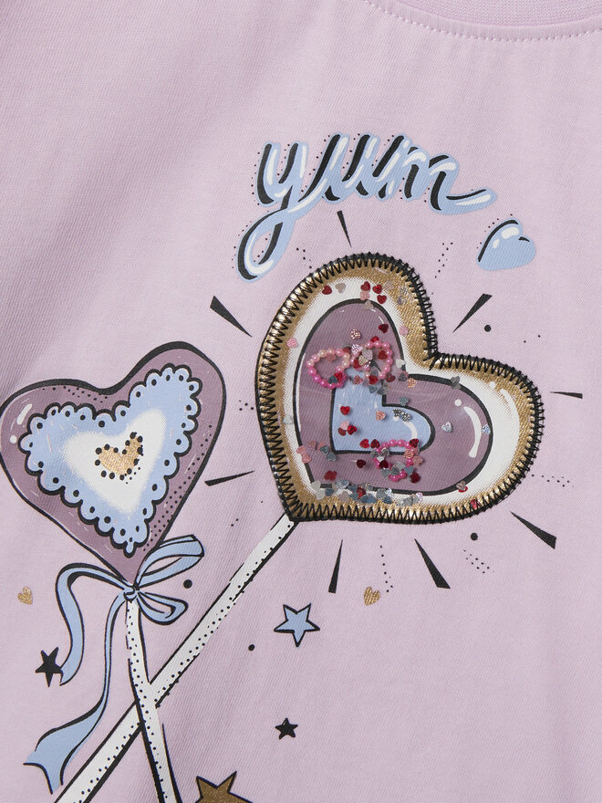 NAME IT NAME IT T-Shirt Bethany 13237842 Rosa Regular Fit