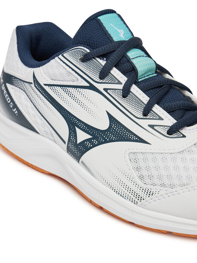 Mizuno Взуття у спортзал Mizuno Cyclone Speed 5 JR V1GD251157 Білий