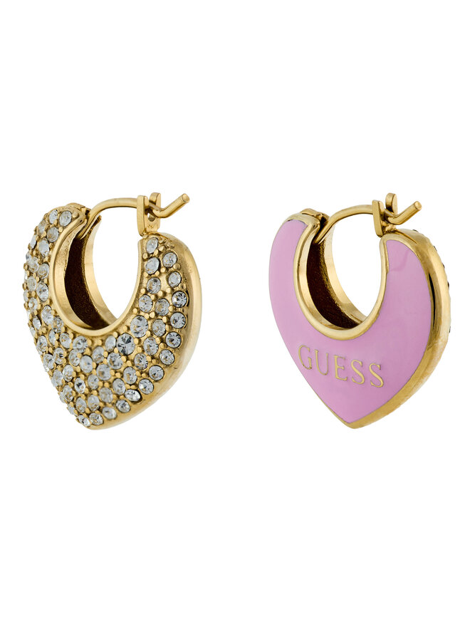 Guess Naušnice Guess JUBE05206JW Zlatna