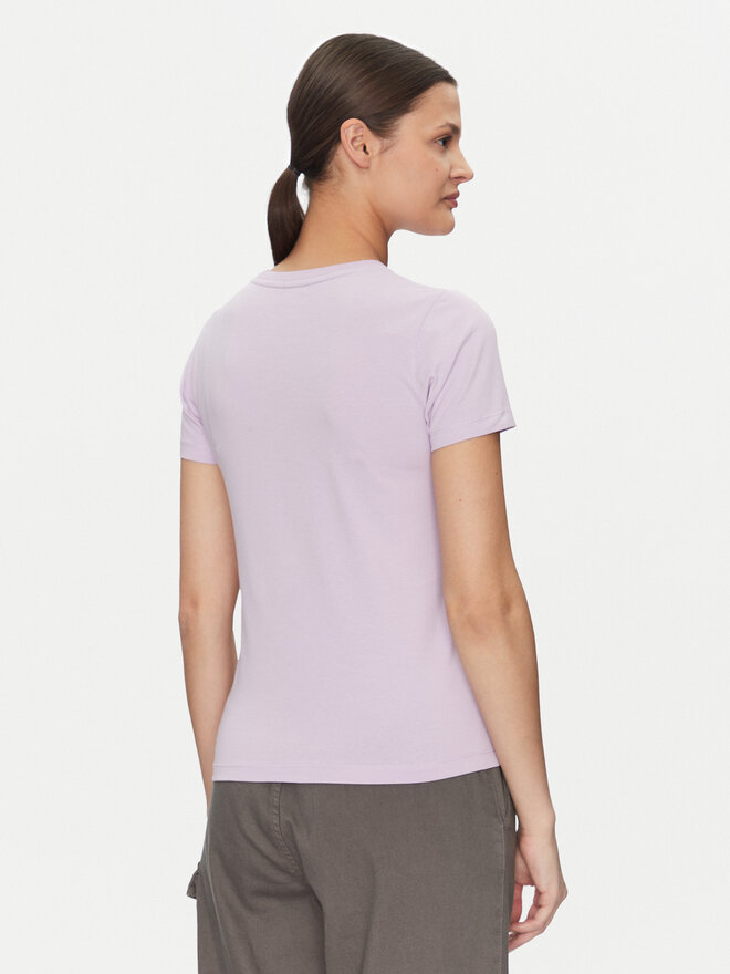 Guess Jeans Guess Jeans Marškinėliai W4YI02 J1314 Violetinė Slim Fit