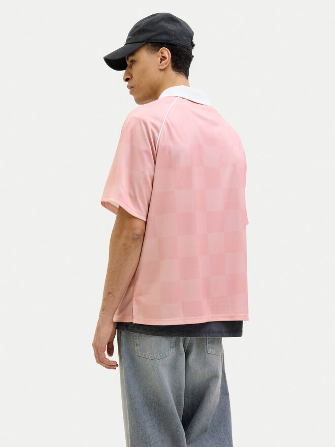 Jack&Jones Jack&Jones Poloshirt Retreat 12277379 Rosa Loose Fit