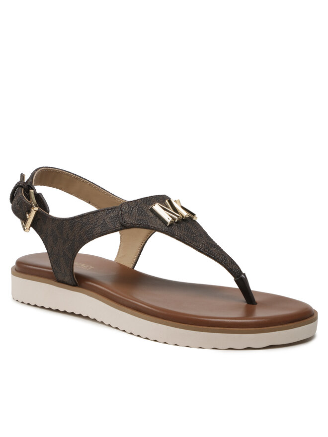 Sandalen MICHAEL Michael Kors Jilly Flat Sandal 40S2JLFAAB Braun eschuhe.at