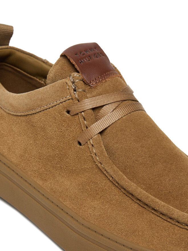 Tommy Hilfiger Nizki čevlji Tommy Hilfiger Modern Light Suede Moc Toe Shoe FM0FM05501 Rjava
