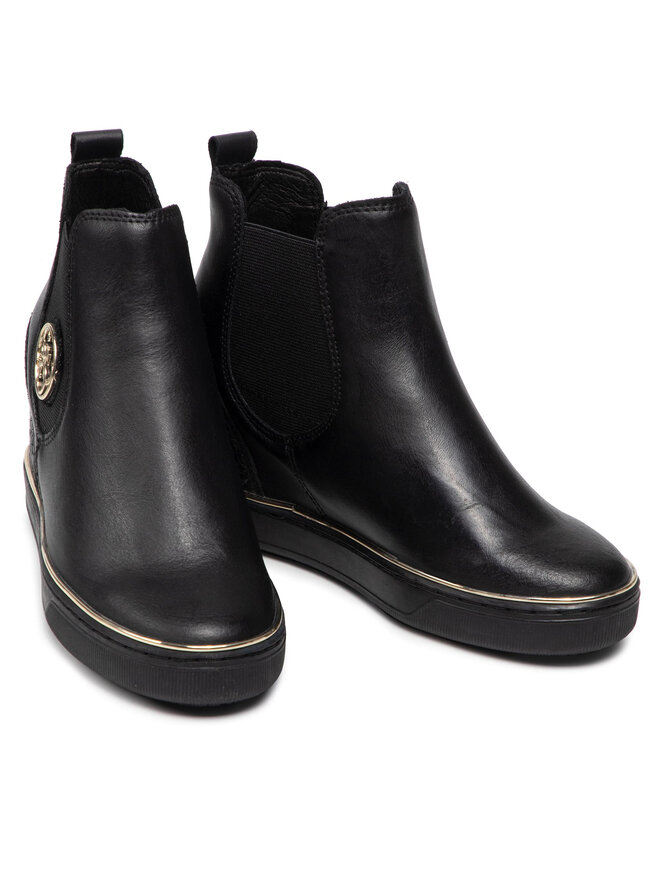 Stiefeletten Guess Freda FLFRE3 LEA12 Schwarz de.eschuhe.ch