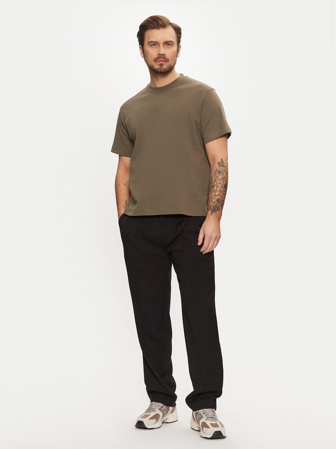 Jack&Jones Jack&Jones Marškinėliai Urban Edge 12254412 Chaki Loose Fit