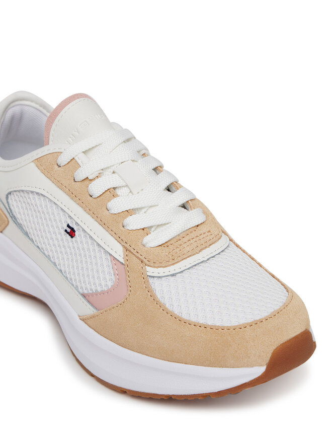 Tommy Hilfiger Sneakersy Tommy Hilfiger Sporty Runner FW0FW08644 Biały