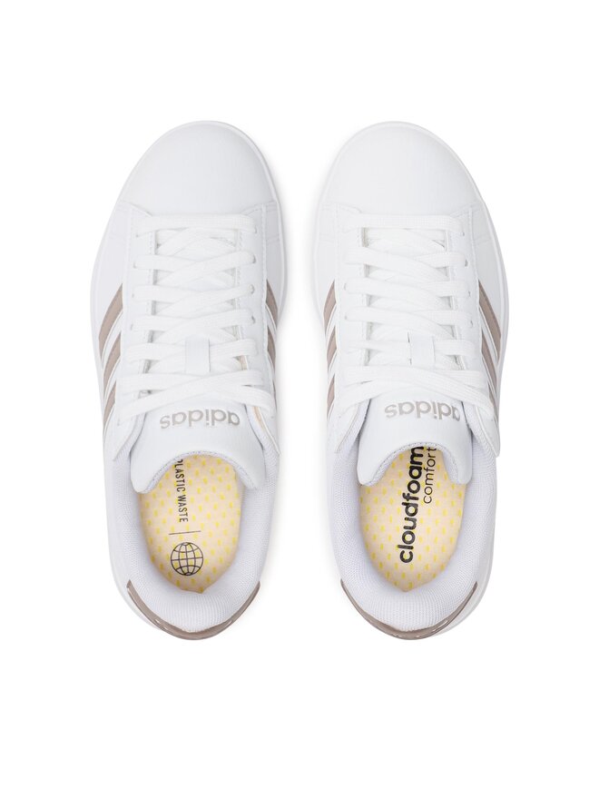 adidas Снікерcи adidas Grand Court Cloudfoam Lifestyle Court Comfort Shoes GW9215 Білий