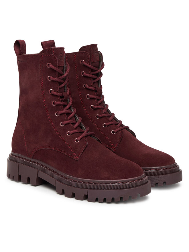 Tamaris Schnürschuhe Tamaris 1-25276-41 Dunkelrot