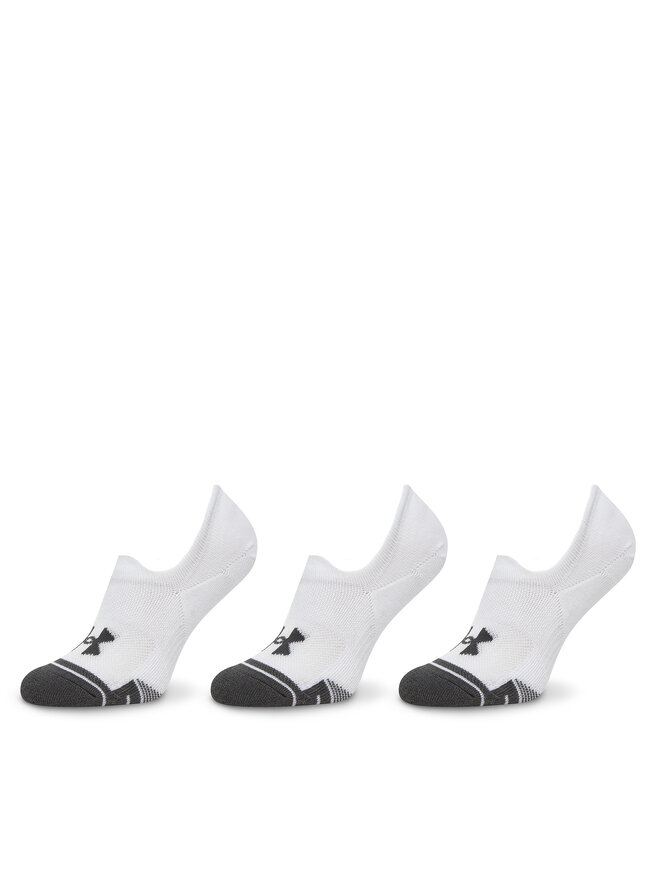 Under Armour 3 pares de calcetines cortos unisex Under Armour Performance Tech 1379502 Blanco