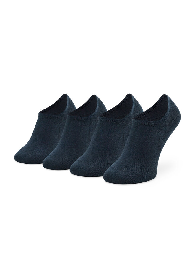 Tommy Hilfiger 2 pares de calcetines cortos para hombre Tommy Hilfiger 382024001 Azul marino