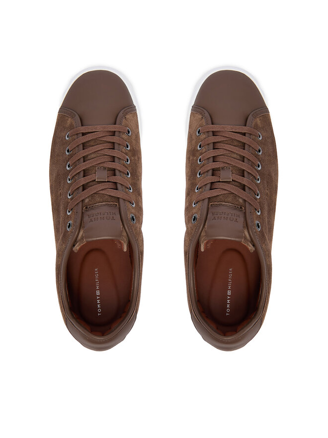 Tommy Hilfiger Sneakers Tommy Hilfiger Premium Dress Leather Mix FM0FM05842 Maro