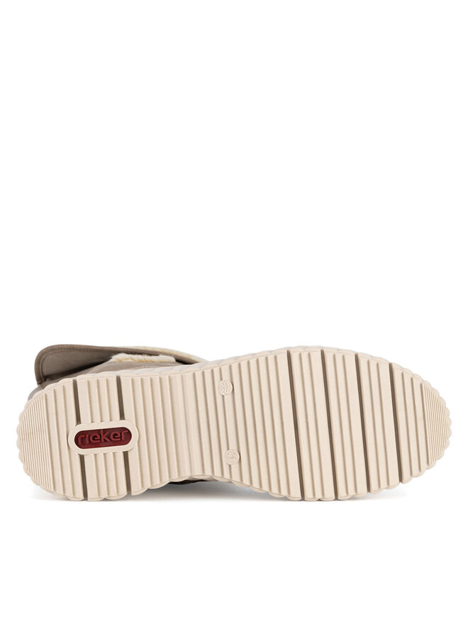 Rieker Botki Rieker N2554-60 Beżowy