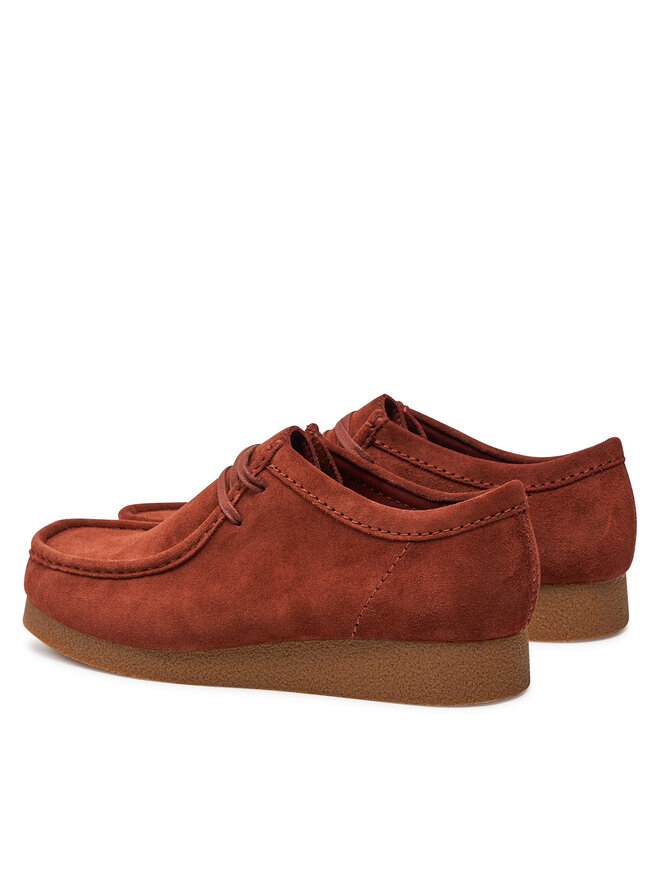 Clarks Мокасини Clarks Wallabee Evo 26178278 Оранжев