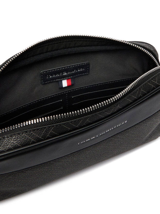 Tommy Hilfiger Kosmetiktasche Tommy Hilfiger Th Flag Monogram Pouch AM0AM14146 Schwarz