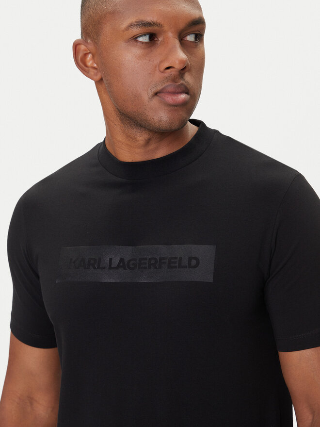 KARL LAGERFELD KARL LAGERFELD Camiseta 755035 554221 Negro Regular Fit