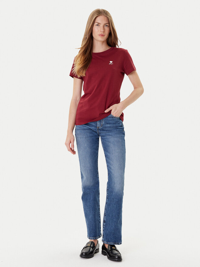 BOSS BOSS Camiseta C_Esogo_3 50545288 Guinda/burdeos Regular Fit