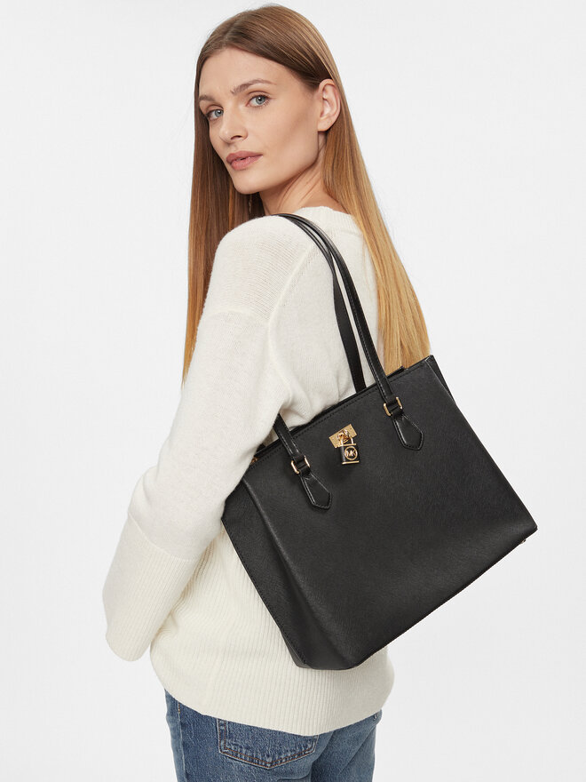 Τσάντα MICHAEL Michael Kors Ruby 30S3GR0T3L Μαύρο | epapoutsia.gr