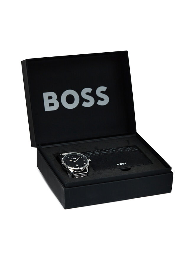 BOSS Hodinky Boss Reason 1570159 Stříbrná