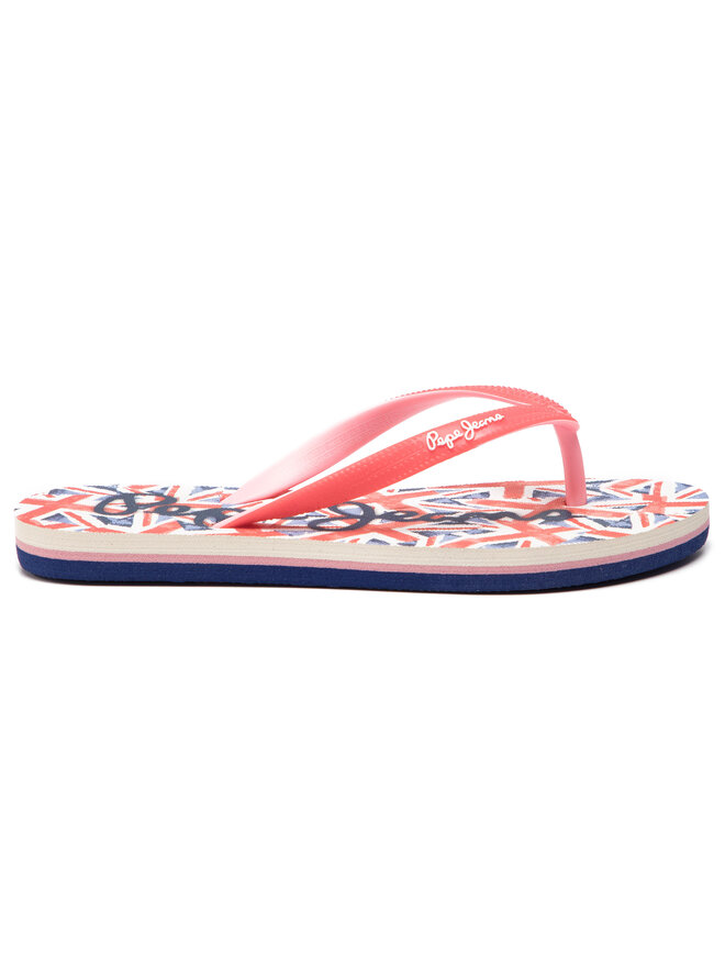 Pepe Jeans Japonki Pepe Jeans Beach Uk PGS70027 Czerwony