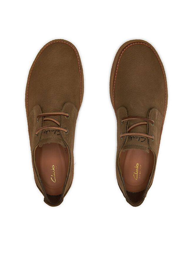 Clarks Półbuty Clarks Clarkwood Low 26176868 Brązowy