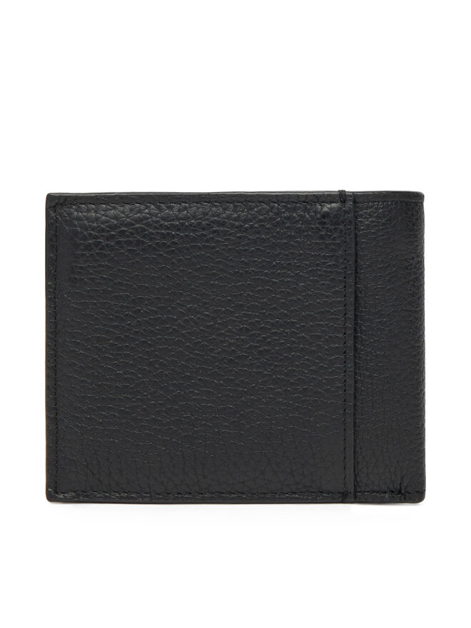 Calvin Klein Veľká pánska peňaženka Calvin Klein Ck Leather Billfold W Zip Coin LV04D1028G Čierna