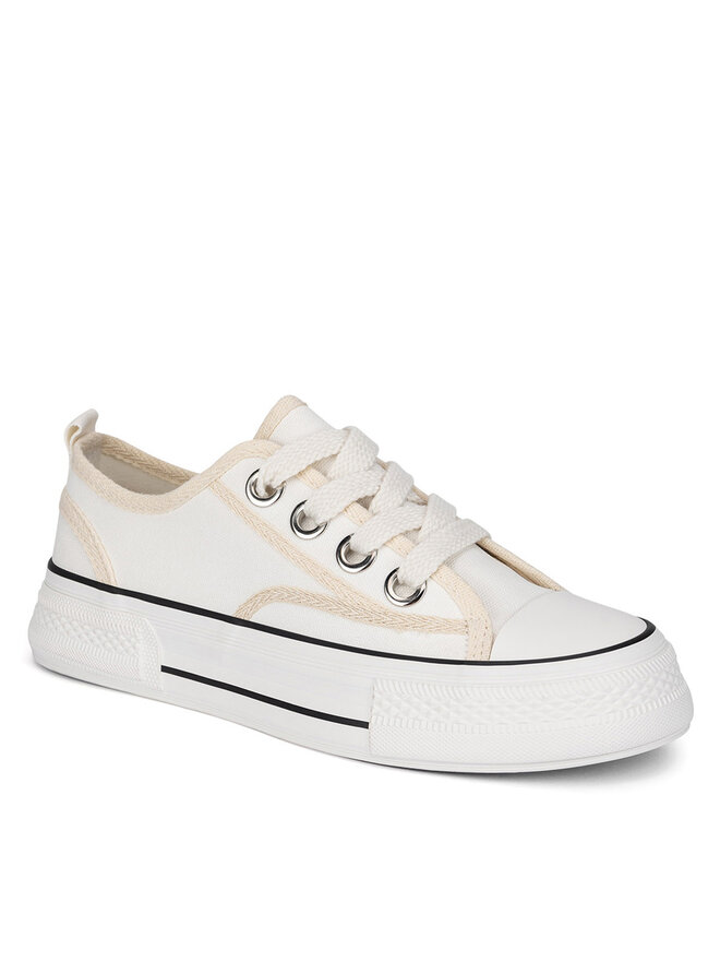DeeZee Trampki DeeZee WFA2914-1 Biały