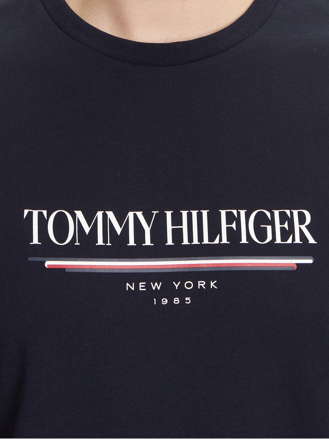 Tommy Hilfiger Tommy Hilfiger Póló Brand Love MW0MW40324 Sötétkék Regular Fit