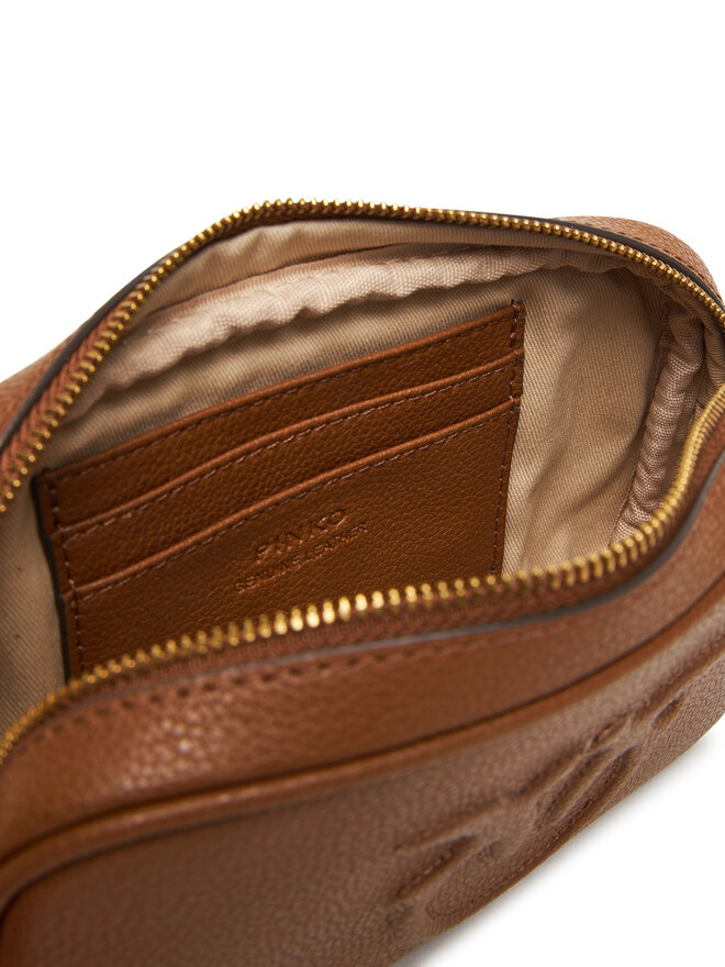 PINKO Ročna torba PINKO Pelle Bottalata AI 25-26 PCPL 105354 A29Q Rjava