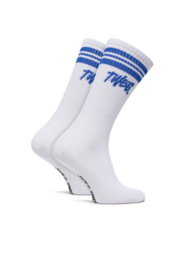 Jack&Jones Zestaw 3 par wysokich skarpet męskich Jack&Jones Jactwes 12268711 Biały
