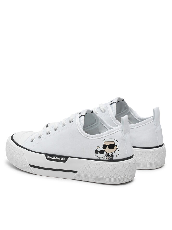 KARL LAGERFELD Plátěnky KARL LAGERFELD KL60614 Bílá