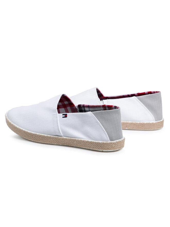 Tommy Hilfiger Espadrilky Tommy Hilfiger Easy Summer Slip On FM0FM00569 Bílá
