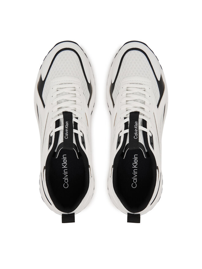 Calvin Klein Sneakers Calvin Klein Hike Runner Laceup Strip M-Lt HM0HM02154 Weiß